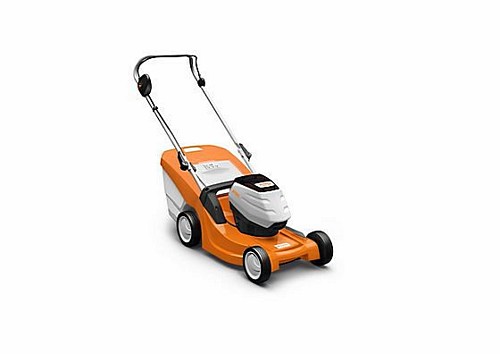 Tondeuse sur batterie Stihl RMA 443, coupe 48cm, économique, bac de ramassage 55 litres