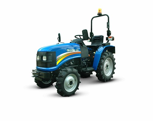 Tracteur compact Solis 20 quatre routes motrices attelage prise de force